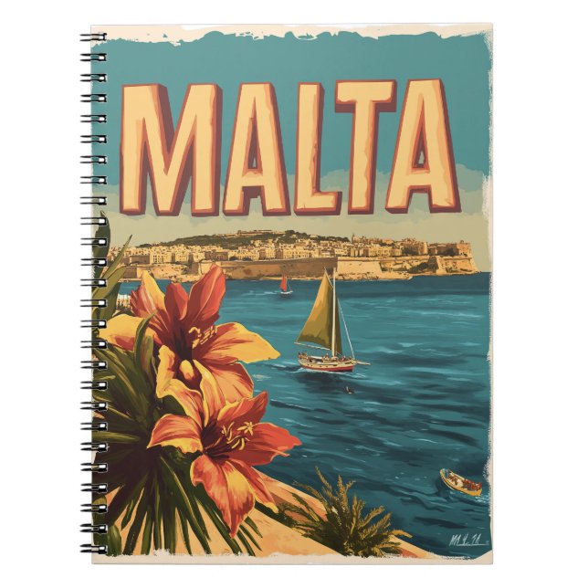 Carnet Malte Vintage (Devant)