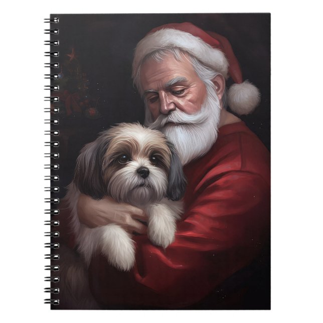 Carnet Malti Tzu Avec Noël Festif Du Père Noël (Devant)