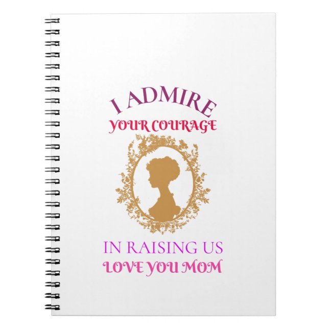 Carnet maman courageuse (Devant)