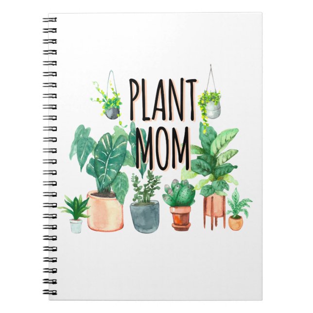 Carnet Maman plante - Jardinage, Cadeau Planter Pour Mama (Devant)