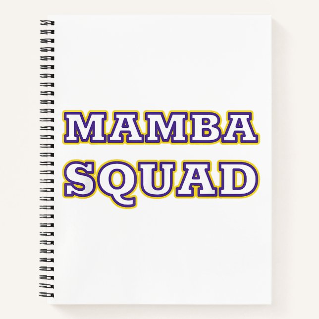 Carnet Mamba Squad drôle Vêtements pour Amateur de serpen (Devant)