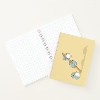 Carnet Manchots bleus