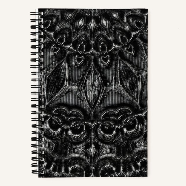 Carnet Mandala au charbon (Recto)