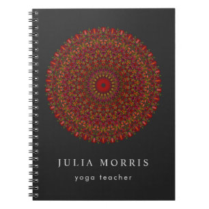 Carnet Mandala coloré de fleur