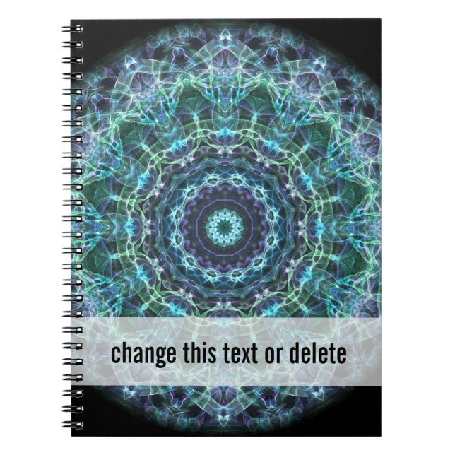 Carnet mandala de devine (Devant)