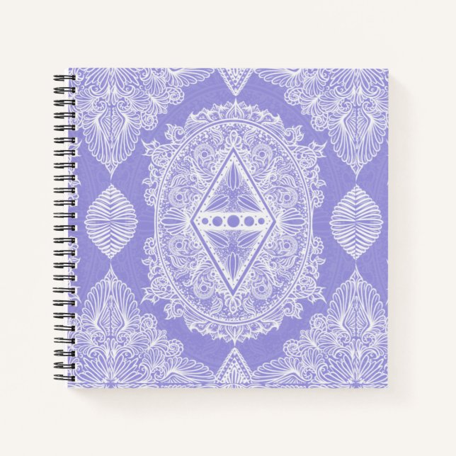 Carnet Mandala de diamant céleste (Devant)
