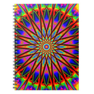 Carnet Mandala du monde d'arc-en-ciel