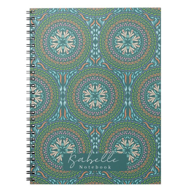 Carnet Mandala Green (Devant)