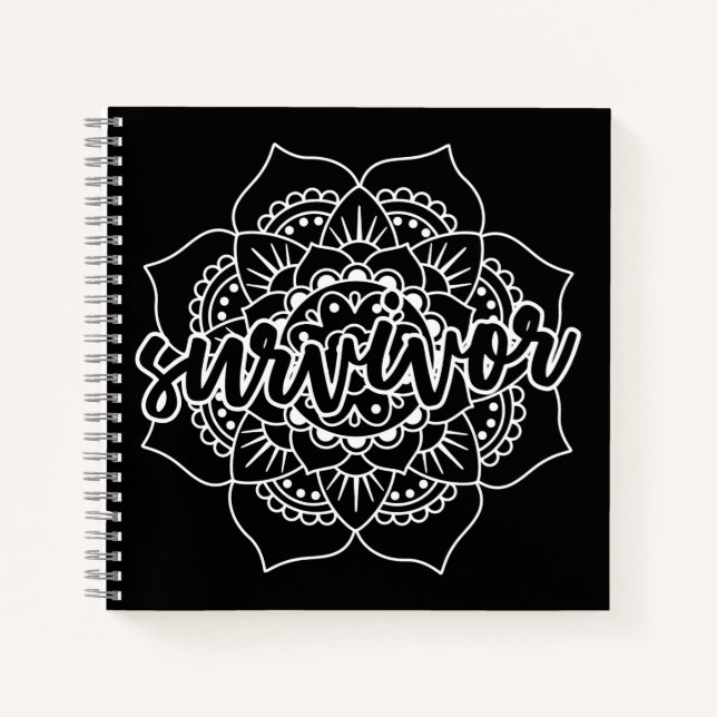 Carnet Mandala, la survivante du cancer, dans le White Jo (Devant)