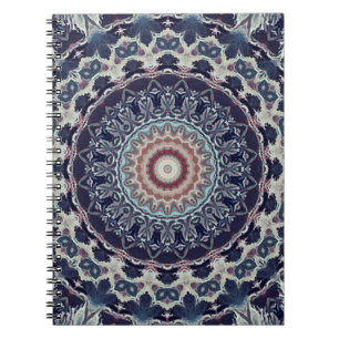 Carnet Mandala ronde sans couture motif arabe k