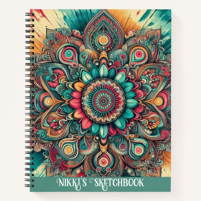 Carnet Mandala Sketbook (Devant)