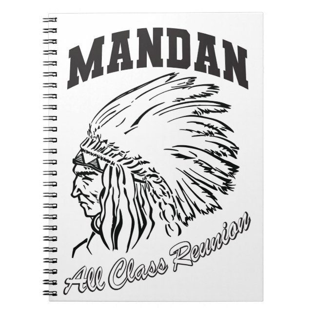 Carnet Mandan Braves All Class Reunion Notebook (Devant)