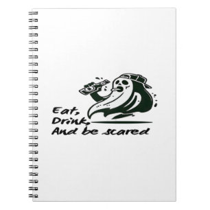 Carnet Manger Boire Et Être Effrayant Club Squelette Cool