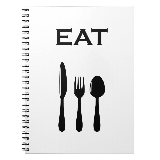 Carnet MANGER - Citation de recettes de cuisine de cuisin (Devant)