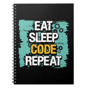 Carnet Manger, dormir, répéter le code