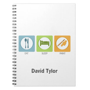 Carnet Manger Peinture de sommeil