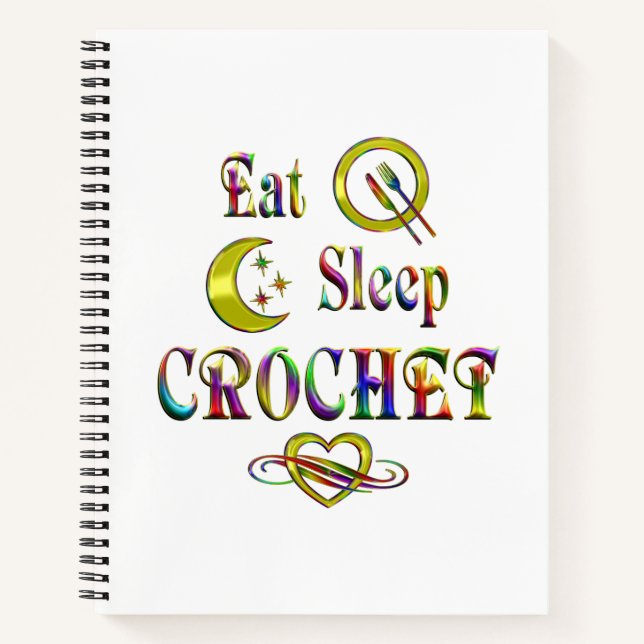 Carnet Mangez le Crochet du sommeil (Devant)