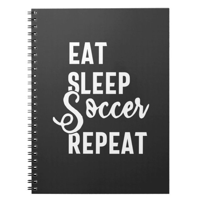 Carnet mangez sommeil soccer répéter (Devant)