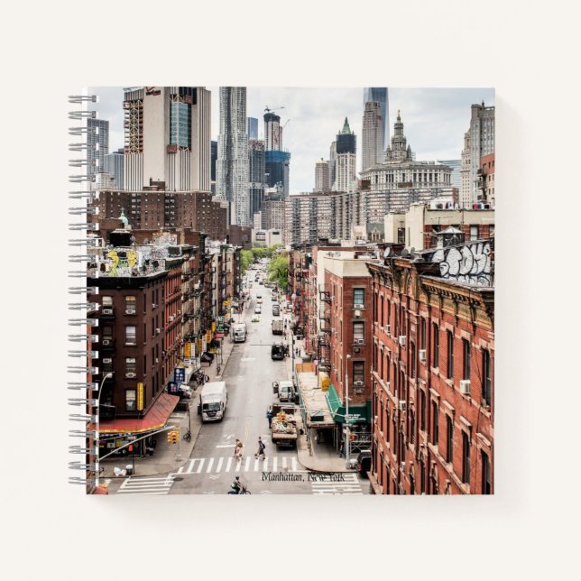 Carnet Manhattan, New York, photo du paysage urbain (Devant)