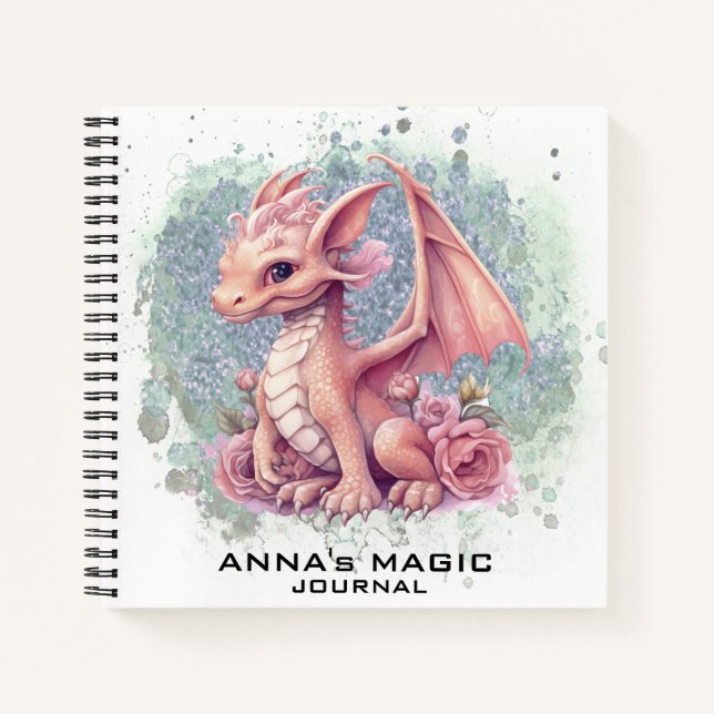 Carnet *~* Manifest Droit Attraction mignon Baby Dragon A (Devant)