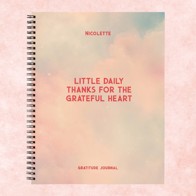 Carnet Manifestation personnalisée Gratitude (Créateur téléchargé)