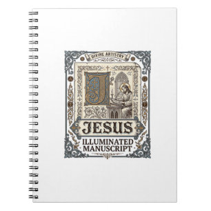 Carnet Manuscrit de Jésus Foi chrétienne vintage Jésus