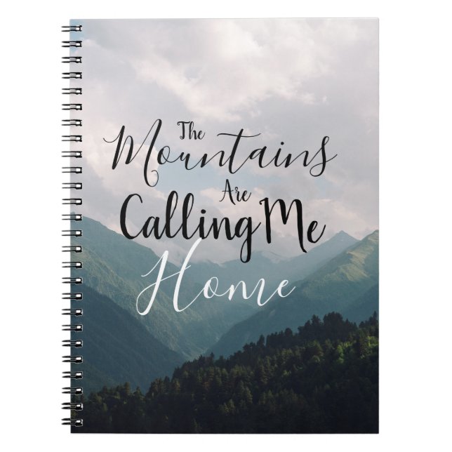 Carnet M'appelant Mountain View de la maison | (Devant)