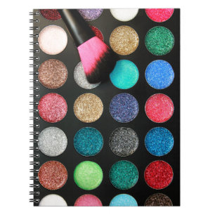 Carnet maquillage parties scintillant