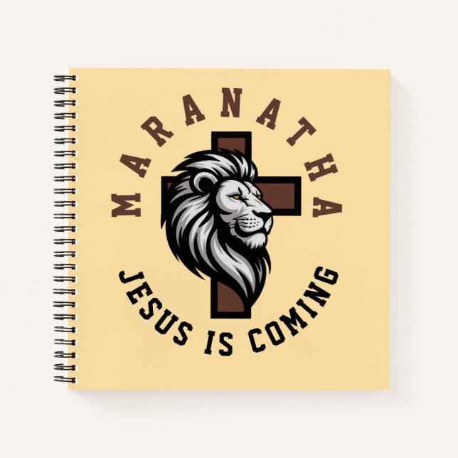 Carnet Maranatha Jesus is coming  (Devant)