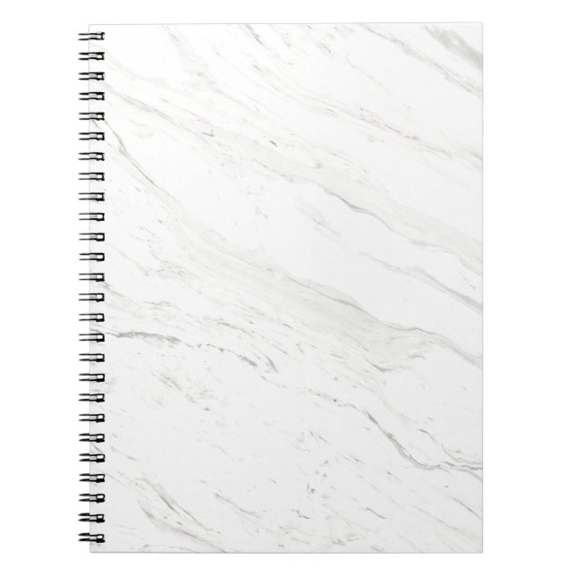 Carnet Marbre blanc (Devant)
