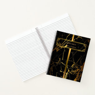 Carnet Marbre Or moderne tendance