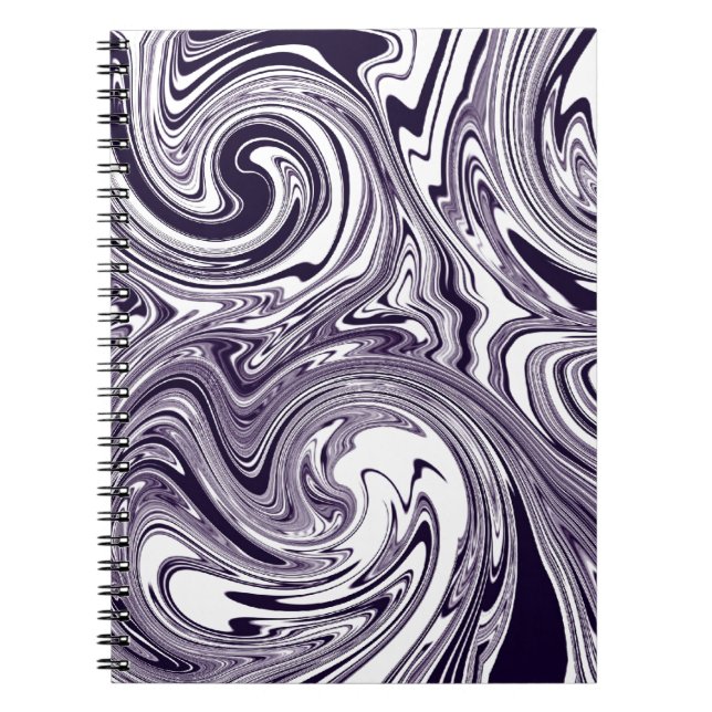Carnet Marbre pourpre (Devant)