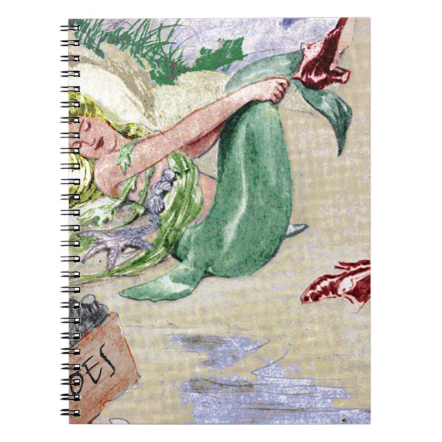 Carnet Marchandises vintages de sirène (Devant)