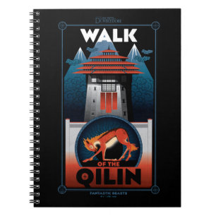 Carnet Marche du graphique de la montagne Qilin