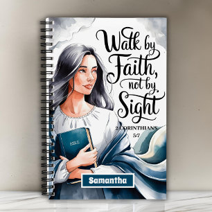 Carnet Marche personnalisée par la foi Christian Women Jo