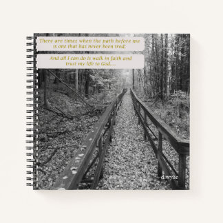 Carnet Marcher dans la foi - Inspirationnel