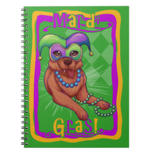 Carnet Mardi Gras Chien