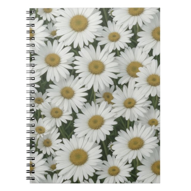 Carnet Marguerite blanche (Devant)