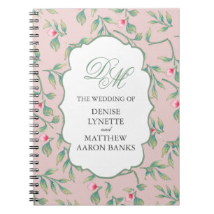 Carnet Mariage botanique souple