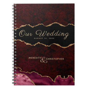 Carnet Mariage d'âge de la Parties scintillant d'or de Bo