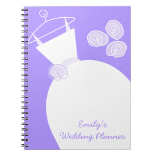 Carnet Mariage Gown Purple 'Wedding planner'