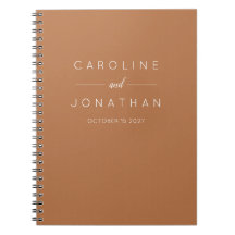 Mariage minimaliste moderne personnalisé Terracott