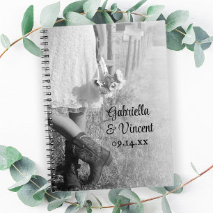 Carnet Mariée en Bottes de Cowboy Mariage campagnard de t