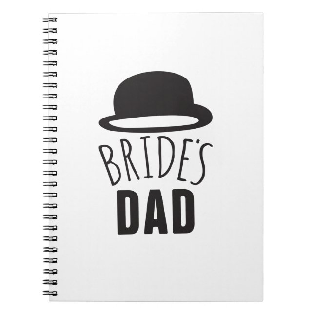 Carnet Mariées personnalisables Papa Père de la mariée Me (Devant)