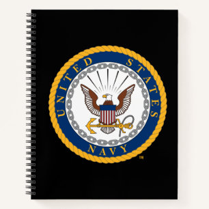 Carnet Marine américaine Emblème de la marine