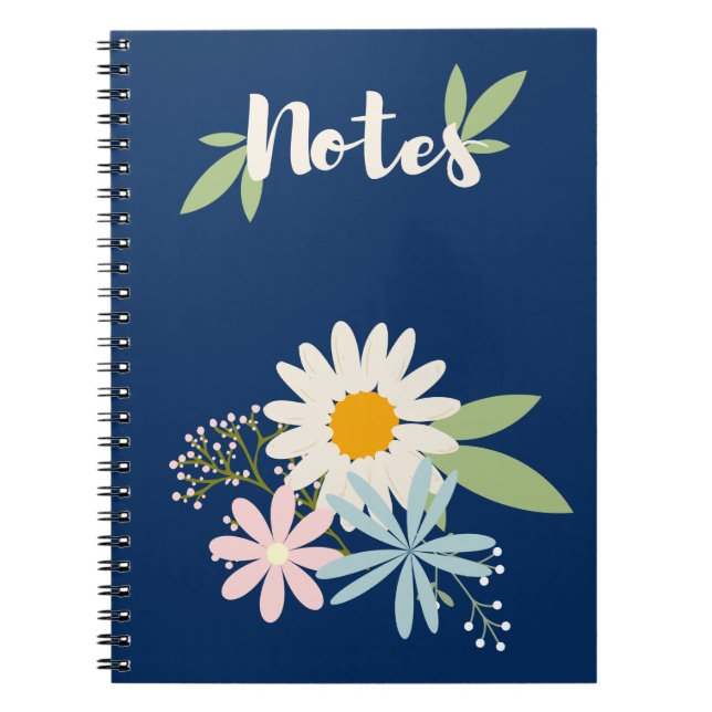 Carnet Marine Floral (Devant)