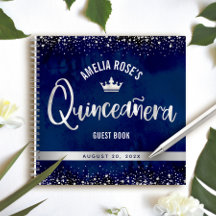 Marine Parties scintillant Argent Tiara Quinceañer