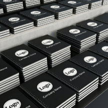 Marque de logo personnalisé noir Entreprise Promot