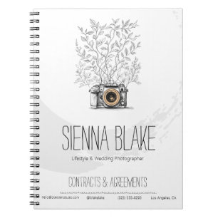 Carnet Marque de studio de photographe Spirale