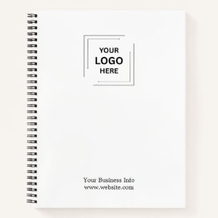 Carnet Marque d'entreprise commerciale Votre logo moder